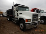 2006 MACK CHU613 DUMP TRUCK, 603,843 MILES  DAY CAB, TANDEM AXLE, MACK E7 D