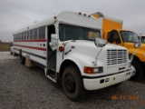 1995 INTERNATIONAL 3800 SCHOOL BUS, 195,537+ mi,  40-PASSENGER, DT408 DIESE