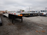 2007 TRANSCRAFT DTL 2100 COMBO STEPDECK TRAILER,  53', SPREAD AXLE, AIR RID