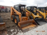 CASE 420 SKID STEER, shows 193+ hrs,  CANOPY, AUXILIARY HYDRAUKICS, 64