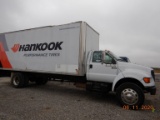 2000 FORD F-650 BOX VAN TRUCK, 242,345+ mi,  5.9L CUMMINS DIESEL, AUTOMATIC