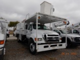 2009 FORD F-750 FORESTRY BUCKET TRUCK, 147,515+ mi,  6.7L CUMMINS DIESEL, 6