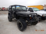 1990 JEEP WRANGLER SUV, 210,692+ mi,  4 X 4, GAS, AUTOMATIC, PS, AC, HARDTO
