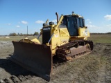 2015 KOMATSU D65EX DOZER,  CAB, AC, 6-WAY BLADE, REAR WINCH