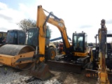 2014 JCB 86 C-1 ECO COMPACT ELEVATOR, 1,711+ hrs,  CAB, AC, RUBBER TRACKS,