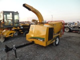 VERMEER BC1000 XL WOOD CHIPPER, shows 195+ hrs,  B3.3L CUMMINS DIESEL, 12