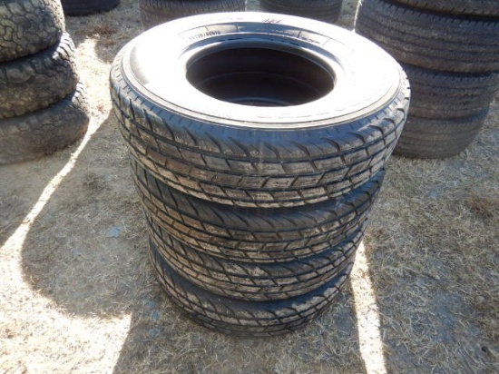 (4) 235/80R16 10-PLY TIRES