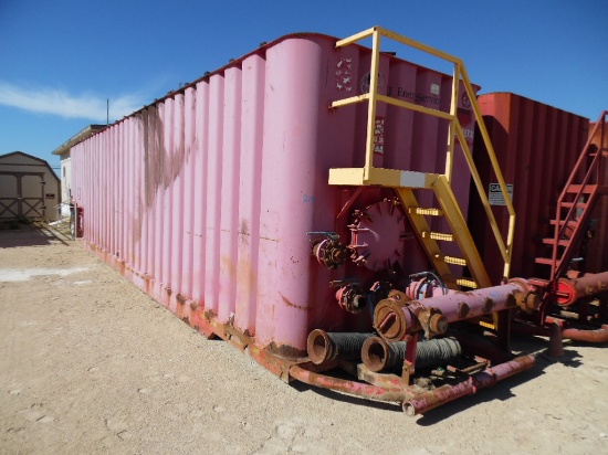 DRAGON FRAC TANK TRAILER,  500-BBL, SINGLE AXLE, SPRING RIDE SUSPENSION, EX