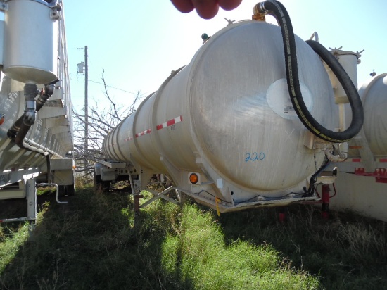 2005 STEPHENS ALUMINUM VACUUM TRAILER,  150-BBL, TANDEM AXLE, AIR RIDE SUSP