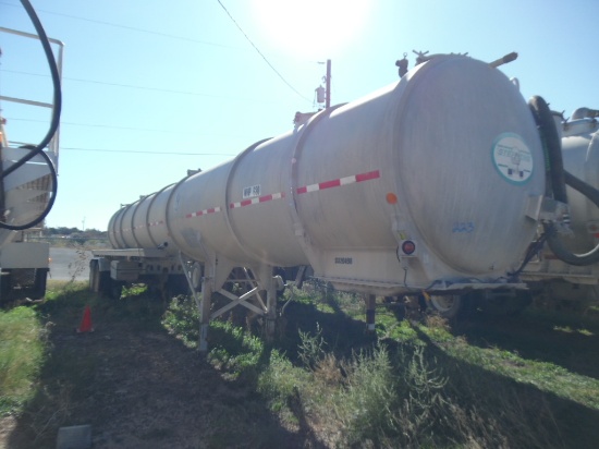 2006 STEPHENS ALUMINUM VACUUM TRAILER,  150-BBL, TANDEM AXLE, AIR RIDE SUSP