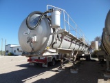 2004 STEPHENS ALUMINUM VACUUM TRAILER,  150-BBL, TANDEM AXLE, AIR RIDE SUSP