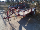 2008 BIG TEX UTILITY TRAILER,  BUMPER PUL, 5' X 8', SINGLE AXLE (LOCATION 1