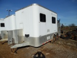 2006 ATC ALUMINUM DOGHOUSE TRAILER,  16', TANDEM AXLE, RUBBER TORSION SUSPE