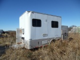 2006 ATC ALUMINUM DOG HOUSE TRAILER,  16', TANDEM AXLE, RUBBER TORSION SUSP