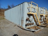 2004 DRAGON FRAC TANK TRAILER,  500-BBL, INTERNAL MANIFOLD, SPRING RIDE, 22