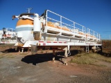 2009 DRAGON STEEL VACUUM TRAILER,  130-BBL, TANDEM AXLE, SPRING RIDE, 24.5