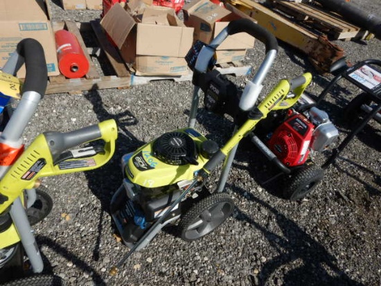 RYOBI POWER WASHER,  GAS, 3000-PSI, NEW / UNUSED