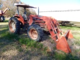 KUBOTA M8200 MFWD TRACTOR, 3069 HOURS ON METER,  WITH LA1251 LOADER, UTILIT