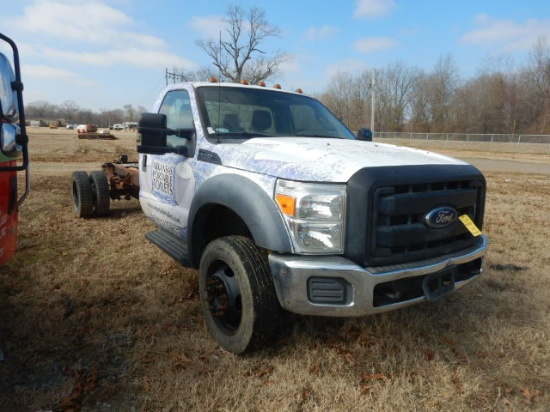 2012 FORD F-550 CAB & CHASSIS, n/a + mi,  POWERSTROKE DIESEL, AUTOMATIC, PS