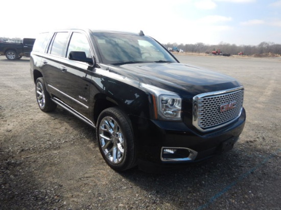 2017 YUKON DENALI SUV 62,230  V8 GAS, 4WD,AUTO, PS,AC, CRUISE, S# 1GKS2CKJ3