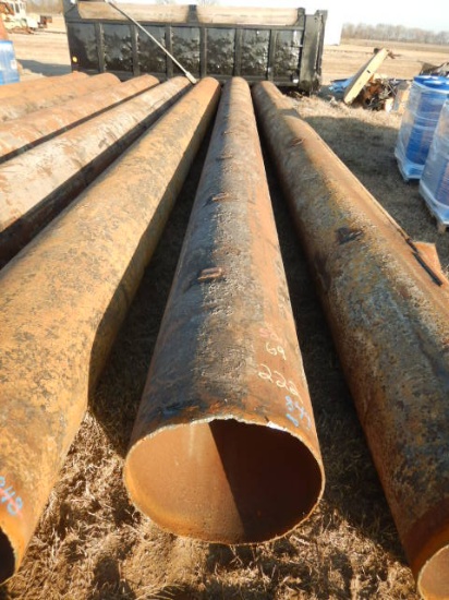 STEEL PIPE,  22" X ABOUT 30'