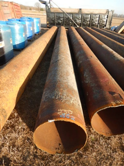 STEEL PIPE,  22" X ABOUT 30'