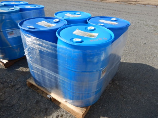 PALLET WITH (4) 55-GAL DRUMS OF JUBILEE CLEANER DEGREASER