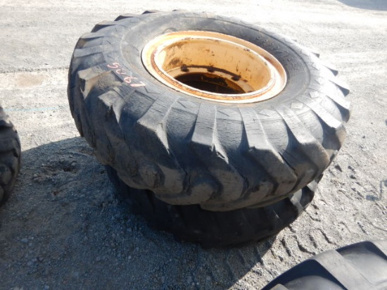 (2) 14.00 X 24 TG TIRES  AND WHEELS