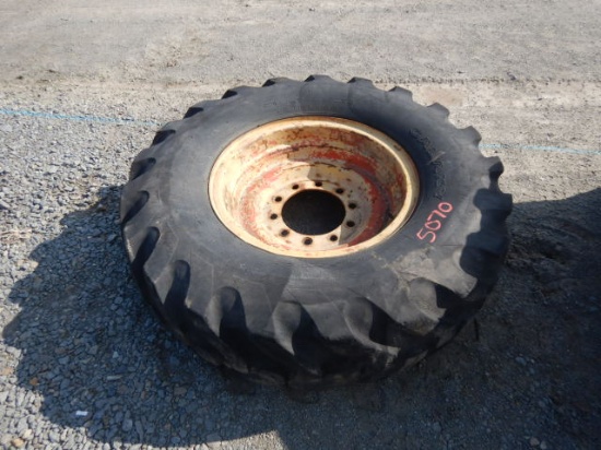 13.00 X 24 TIRE  AND WHEEL