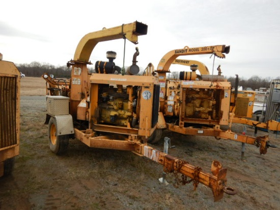 BANDIT 200XP PORTABLE CHIPPER, n/a+ hrs,  JOHN DEERE DIESEL S# 18505 C# C24