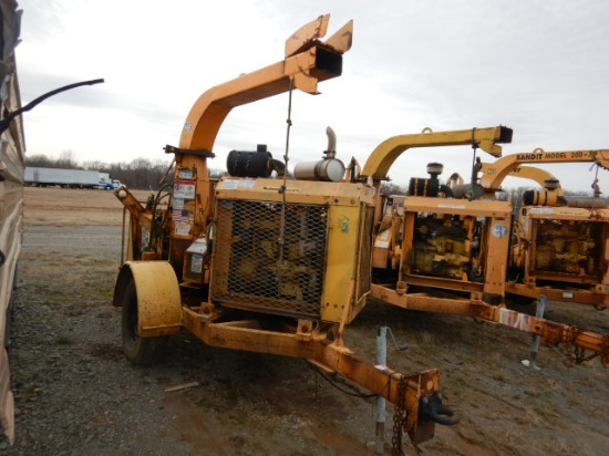 BANDIT 200XP PORTABLE CHIPPER, n/a+ hrs,  JOHN DEERE DIESEL S# 015236 C# C2