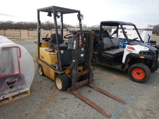YALE FORKLIFT,  PROPANE, 2-STAGE MAST (WON'T START) S# 9581X