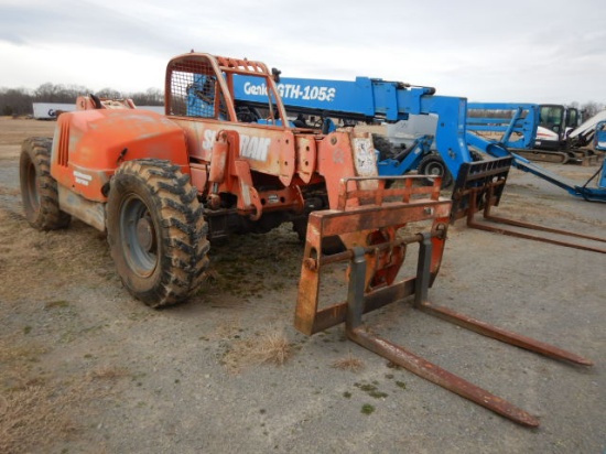 2004 SKY TRAK TELESCOPIC FORKLIFT, 4,950+ hrs,  OROPS, 4 X 4 X 4, 6,000-LB