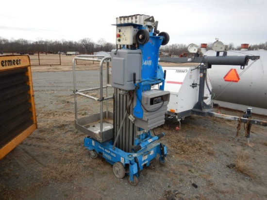 GENIE AWP-305 MAN LIFT,  ELECTRIC, 39' HEIGHT S# AWP1377