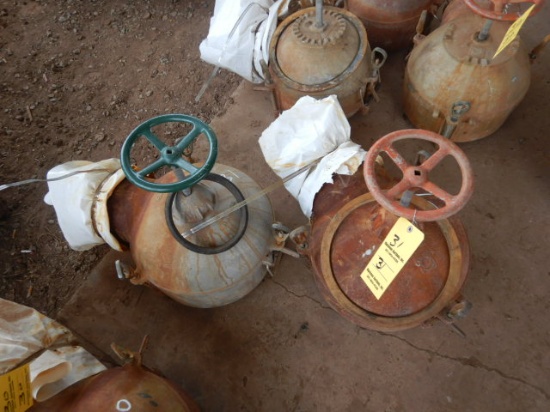 (2) 12" WATER VALVES