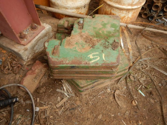 JOHN DEERE FRONT END WEIGHTS,