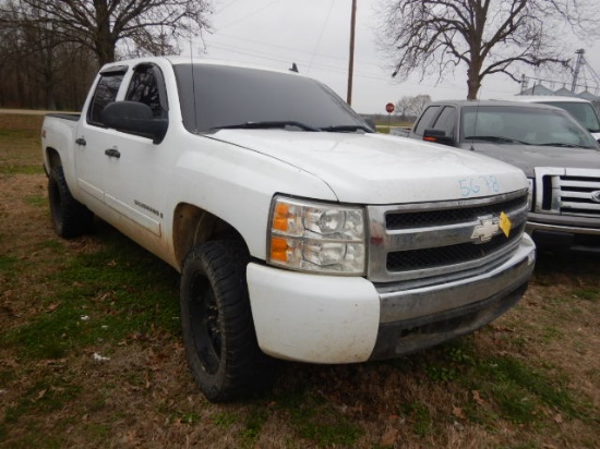 2008 CHEVROLET SILVERADO Z71 PICKUP TRUCK, 276,000 mil.,  4X4, V8 GAS, AUTO