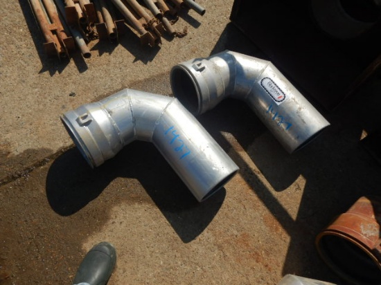 ELBOW FITTINGS,  (2) 8"