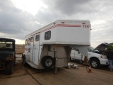 2004 TURNBOW TRAILER  GOOSENECK, 20FT, SHOWER, HEAT/AC, BED, 2 ESCAPE DOORS