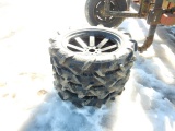 4 BOWMAN WHEELS AND TIRES  FITS ATV