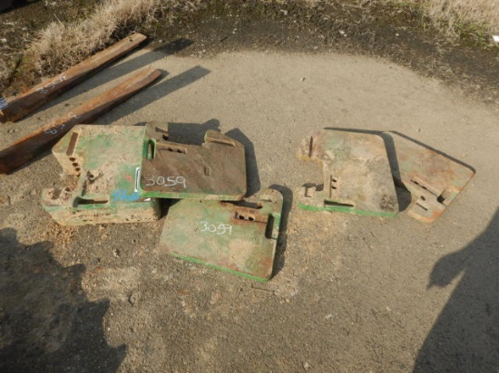 (8) JOHN DEERE TRACTOR WEIGHTS