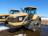 CAT 55 CHALLENGER TRACK TRACTOR  24 INCH RUBBER TRACK, 3126 ENGINE, CAB AND