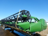 JOHN DEERE 635D DRAPPER HEADER  HYDRA FLEX, PLASTIC FINDERS, DUAL DRIVE, (F