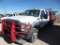 2012 FORD F450 2WD CREWCAB FLATBED PICKUP TRUCK, 6.7L POWERSTROKE DIESEL, A