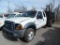 2007 FORD F450 2WD EXTENDED CAB FLATBED PICKUP TRUCK, 6.0L POWERSTROKE DIES