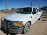 2004 FORD F150 2WD EXTENDED CAB PICKUP TRUCK, 4.6L GAS, A/T, A/C, P/S, KEY,