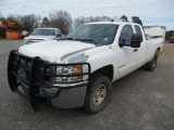 2009 CHEVY 2500 4WD EXTENDED CAB PICKUP TRUCK, 6.0L GAS, A/T, A/C, P/S, KEY