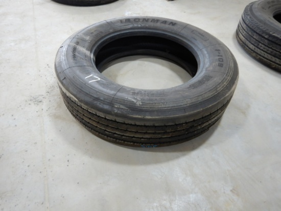 (1) IRONMAN 285/75R24.5 TIRE