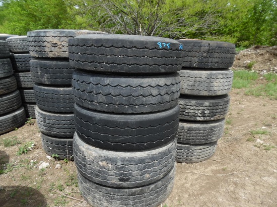 (20) LOT OF ASSORTED 315/22.5" TIRES/WHEELS