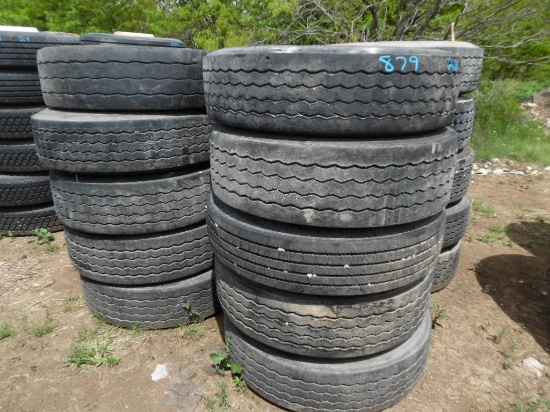 (20) LOT OF ASSORTED 315/22.5" TIRES/WHEELS